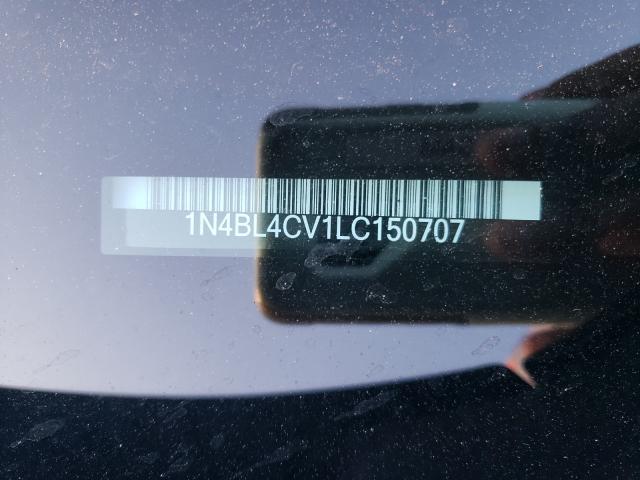 2020 NISSAN ALTIMA SR 1N4BL4CV1LC150707