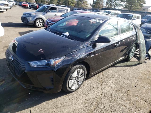 2017 HYUNDAI IONIQ BLUE KMHC65LC2HU026422