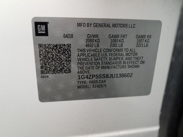 2018 BUICK LACROSSE E 1G4ZP5SS8JU138602