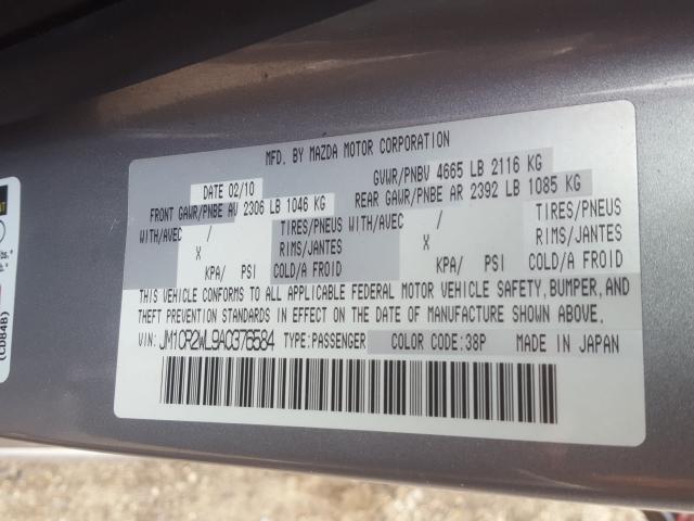 2010 MAZDA 5 JM1CR2WL9A0376584