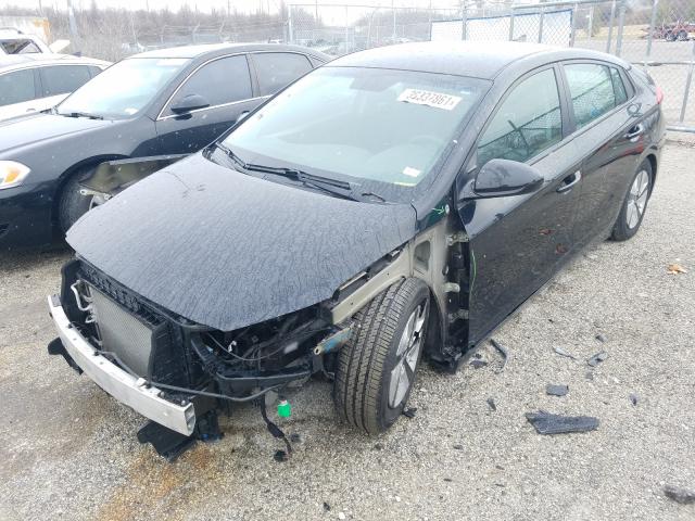 2017 HYUNDAI IONIQ BLUE KMHC65LC3HU022492