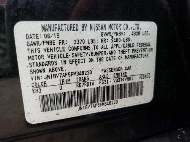 2015 INFINITI Q50 BASE - JN1BV7AP5FM348220