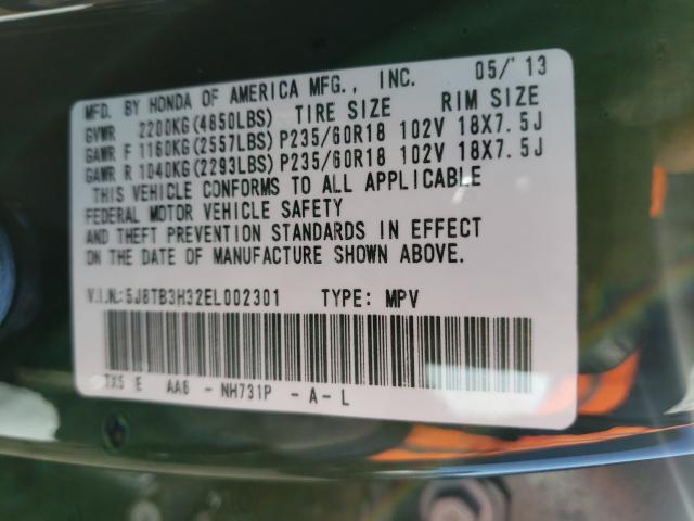 2014 ACURA RDX 5J8TB3H32EL002301