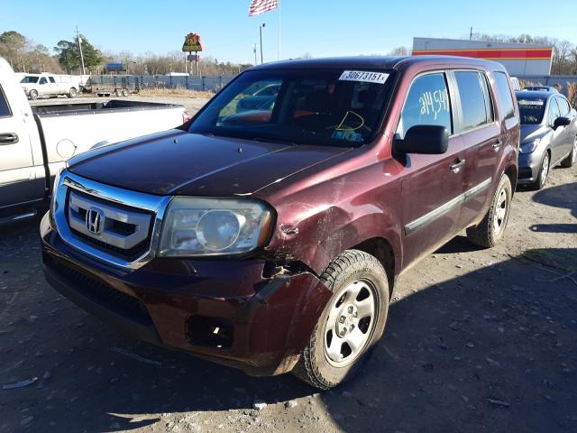 2011 HONDA PILOT LX 5FNYF4H25BB059743