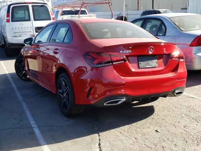 2020 MERCEDES-BENZ A 220 W1K3G4EB4LW045993