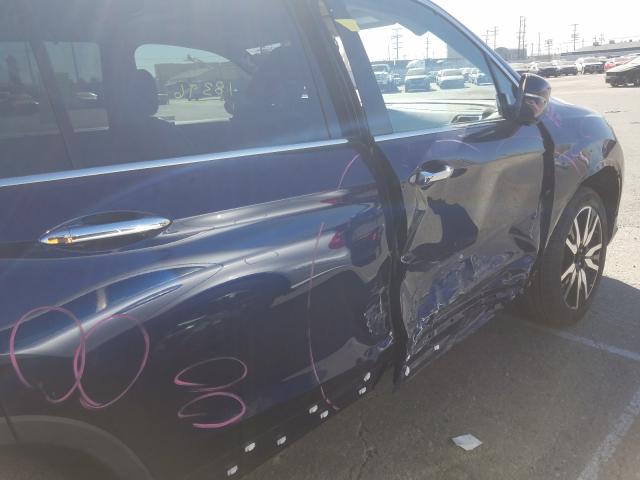 2019 HONDA PILOT TOUR 5FNYF5H68KB001733