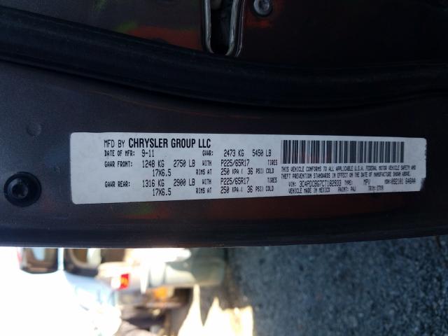 2012 DODGE JOURNEY SX 3C4PDCBG7CT182933