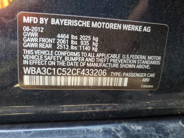 2012 BMW 328 I SULE WBA3C1C52CF433206