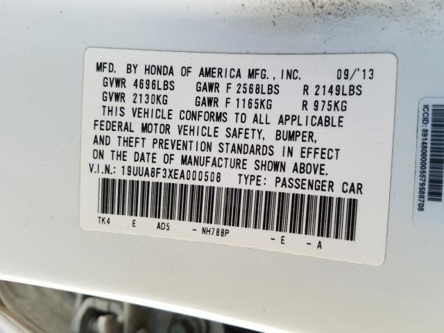 2014 ACURA TL SE 19UUA8F3XEA000508