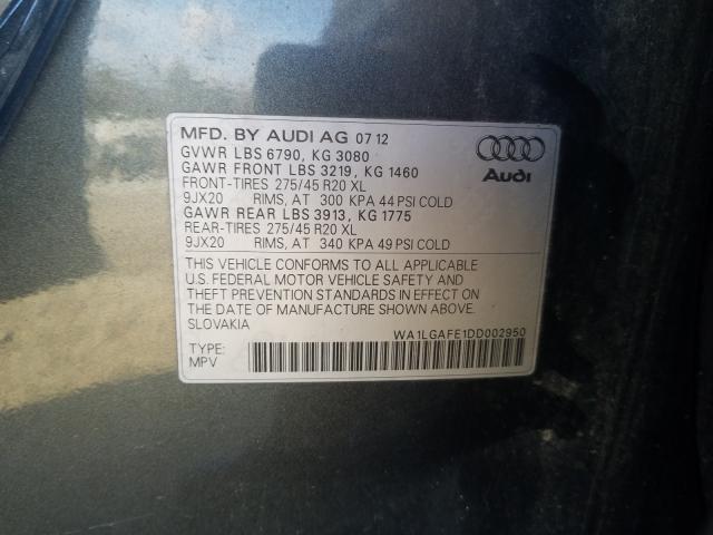 2013 AUDI Q7 PREMIUM WA1LGAFE1DD002950
