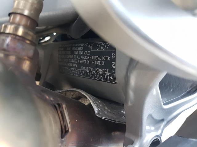 2007 BMW 1200 CYCLE WB10591A17ZM28837