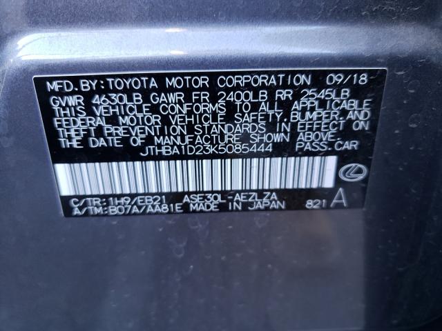 2019 LEXUS IS 300 JTHBA1D23K5085444