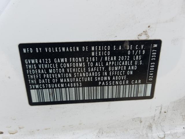 2019 VOLKSWAGEN JETTA S - 3VWC57BU6KM148853