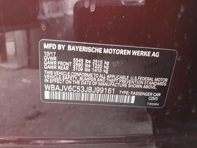 2018 BMW 640 XIGT WBAJV6C53JBJ99161