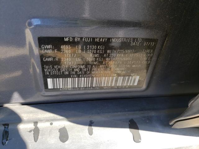 2014 SUBARU OUTBACK 3. 4S4BRDNC6E2213728