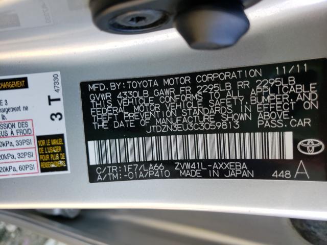 2012 TOYOTA PRIUS V JTDZN3EU3C3059813