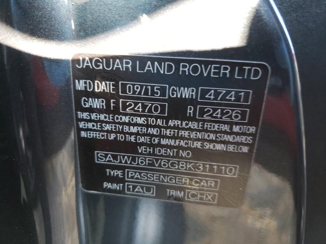 2016 JAGUAR F-TYPE S SAJWJ6FV6G8K31110