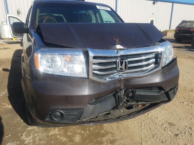 2012 HONDA PILOT LX 5FNYF4H27CB064377