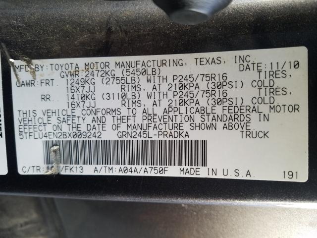 2011 TOYOTA TACOMA DOU - 5TFLU4EN2BX009242