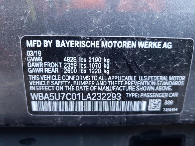 2020 BMW M340I WBA5U7C01LA232293