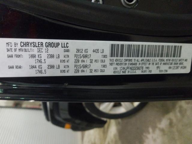 2013 JEEP PATRIOT LA 1C4NJPFA6DD230278