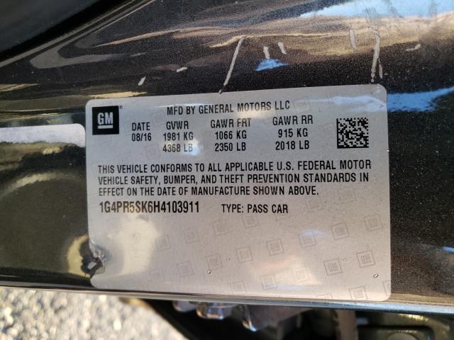 2017 BUICK VERANO SPO 1G4PR5SK6H4103911