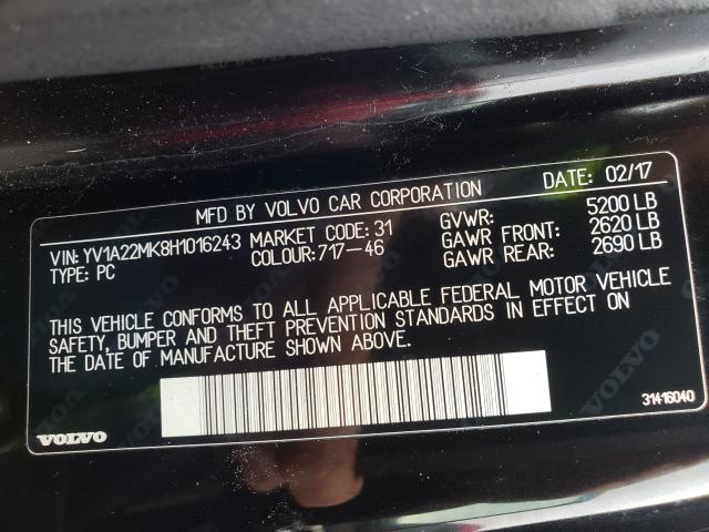 2017 VOLVO S90 T6 MOM YV1A22MK8H1016243