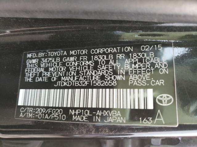 2015 TOYOTA PRIUS C JTDKDTB32F1582658