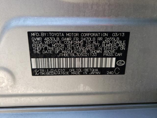 2013 LEXUS GS 350 JTHBE1BL3D5021133