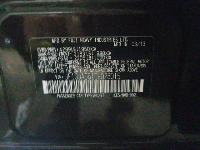2013 SUBARU IMPREZA PR JF1GJAD61DH028015