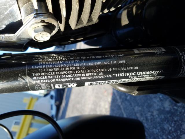 2017 HARLEY-DAVIDSON FLHX STREE 1HD1KBC13HB694227
