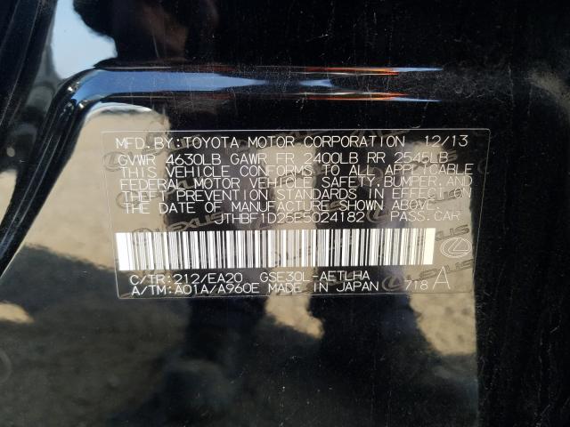 2014 LEXUS IS 250 - JTHBF1D25E5024182