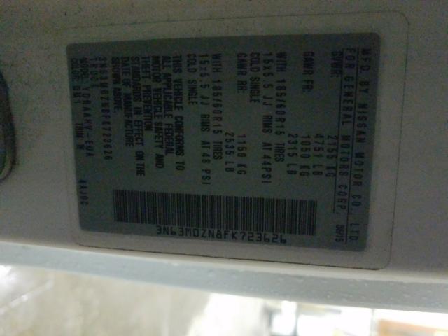 2015 CHEVROLET EXPRESS 3N63M0ZN8FK723626