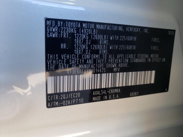 2021 TOYOTA RAV4 XSE - 4T3E6RFVXMU014825
