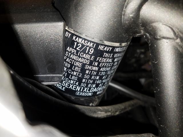 2020 KAWASAKI EX650 N ML5EXEN1XLDA06043