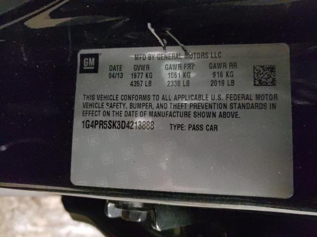 2013 BUICK VERANO CON 1G4PR5SK3D4213888