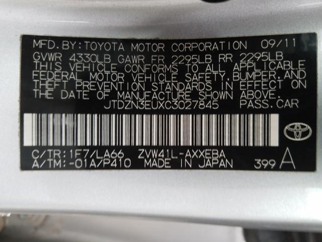 2012 TOYOTA PRIUS V - JTDZN3EUXC3027845