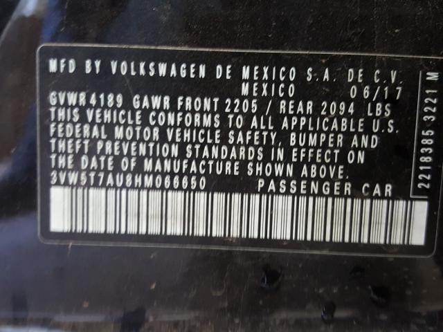 2017 VOLKSWAGEN GTI S 3VW5T7AU8HM066650