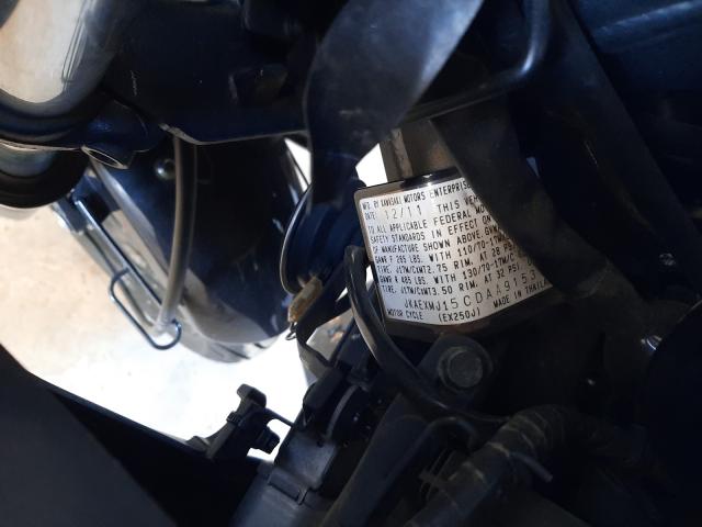 2012 KAWASAKI EX250 J JKAEXMJ15CDAA9153
