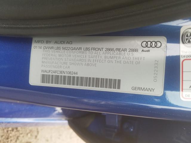 2014 AUDI S6 WAUF2AFC3EN108244