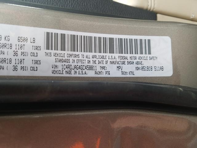 2016 DODGE DURANGO SX 1C4RDJAG4GC458811