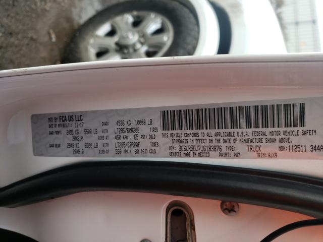 2018 RAM 2500 SLT 3C6UR5DJ7JG183876