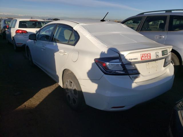 2013 HONDA CIVIC HYBR 19XFB4F27DE002670