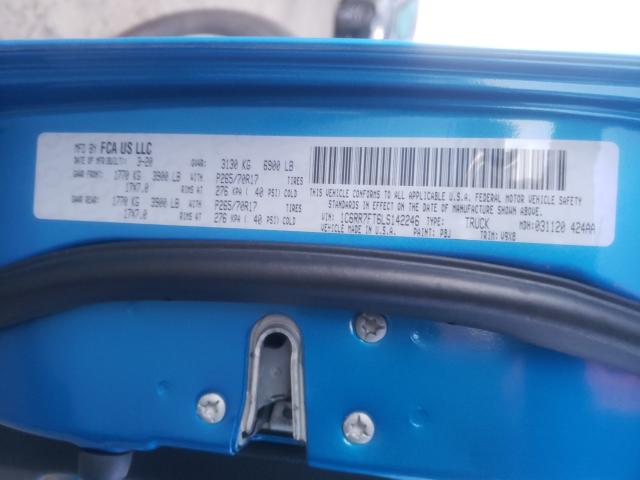 2020 RAM 1500 CLASS 1C6RR7FT6LS142246