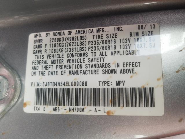 2014 ACURA RDX TECHNO 5J8TB4H54EL009080