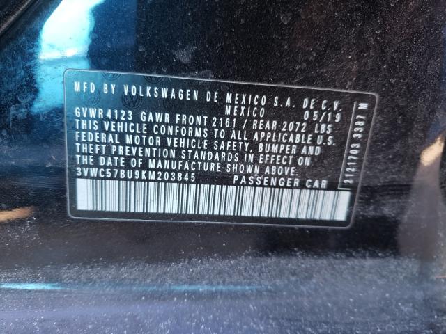 2019 VOLKSWAGEN JETTA S/SE 3VWC57BU9KM203845