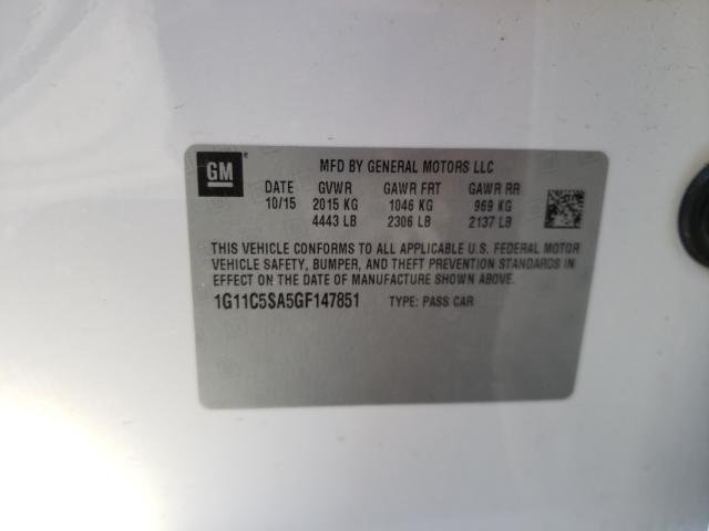 2016 CHEVROLET MALIBU LIM 1G11C5SA5GF147851