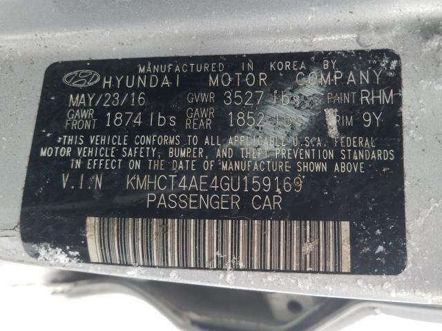 2016 HYUNDAI ACCENT SE KMHCT4AE4GU159169