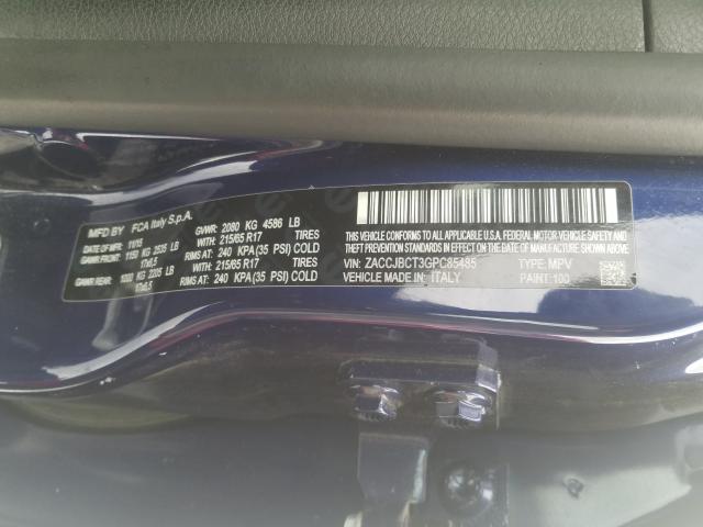 2016 JEEP RENEGADE T ZACCJBCT3GPC85485