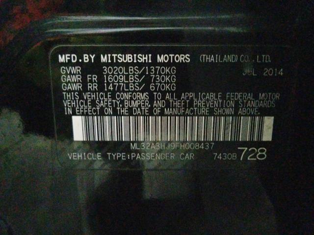 2015 MITSUBISHI MIRAGE DE ML32A3HJ9FH008437
